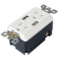 TR-BAS15-2USB UL y CUL listado RECEPTACLE con USB